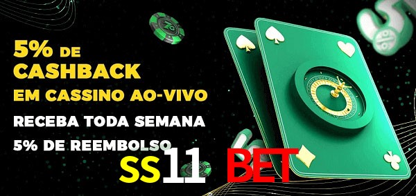 Promoções do cassino ao Vivo ss11 bet